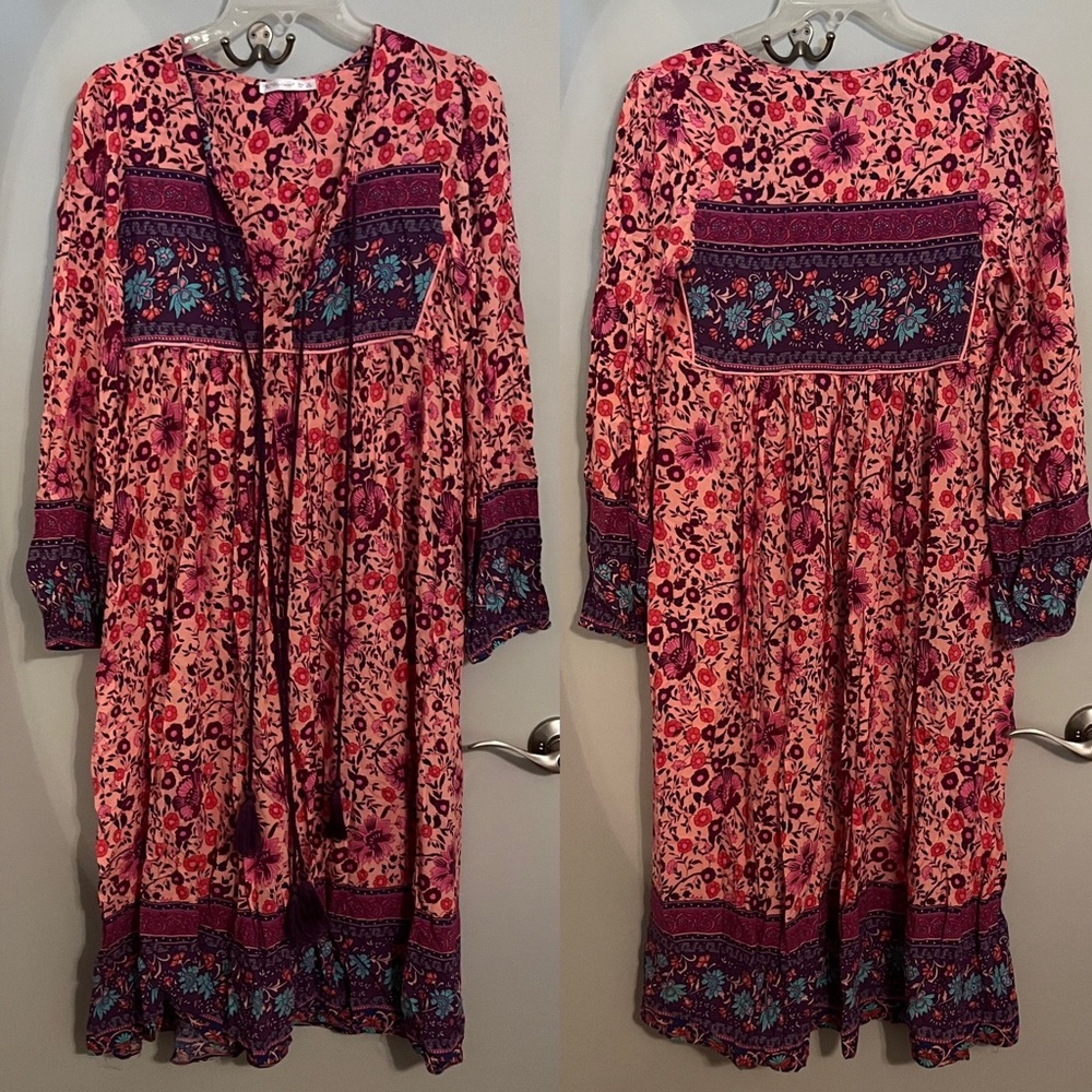 Boho Floral Dress - image 2